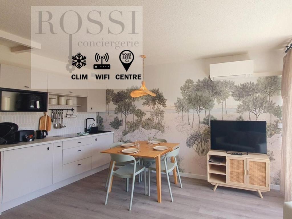 Le Cocon de J&J en centre-ville Clim Wifi - ROSSIconciergerie - Linge inclus