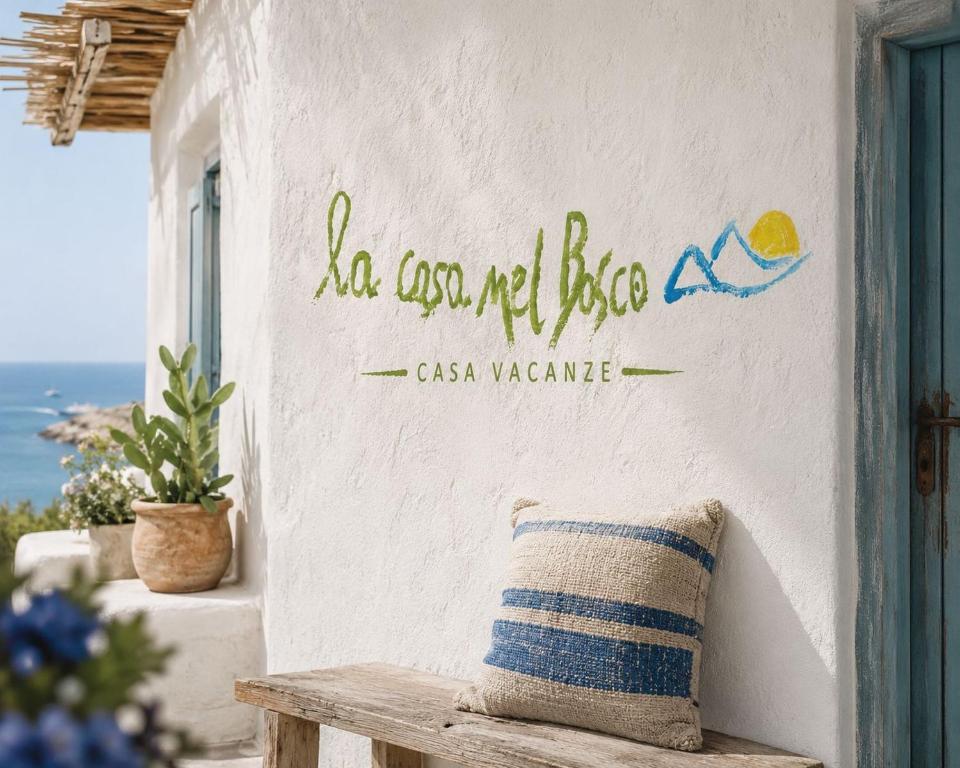 a wall with a sign that reads casablanca at Appartamento Pastenau in Piazza