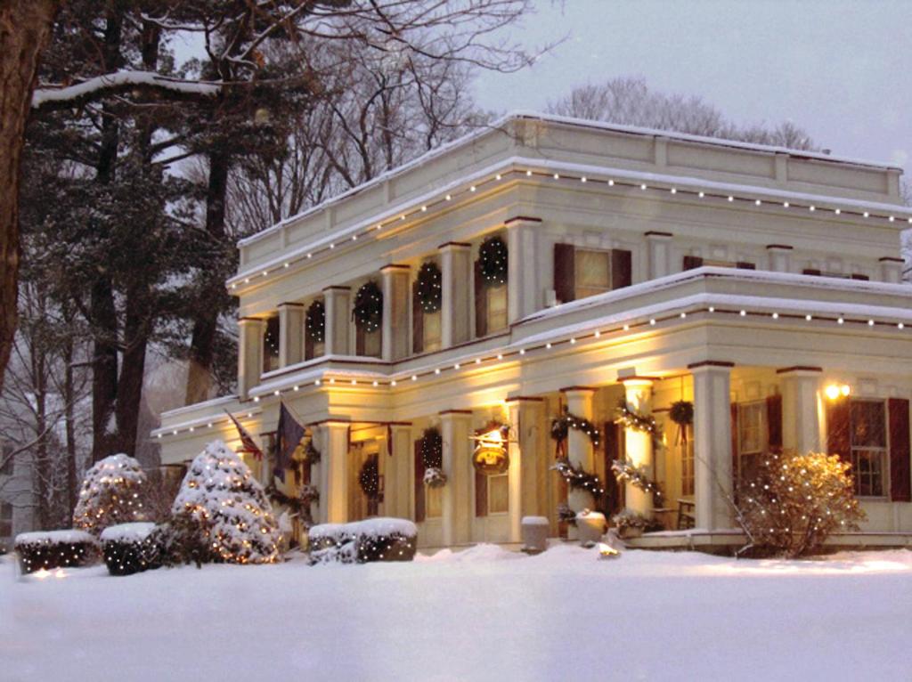 Arlington Inn & Spa v zimě