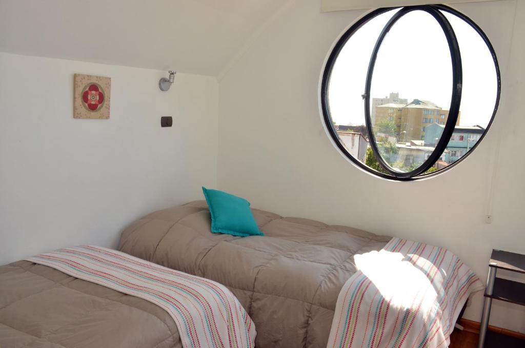 Postel nebo postele na pokoji v ubytování B&B Hostel CasaMoro