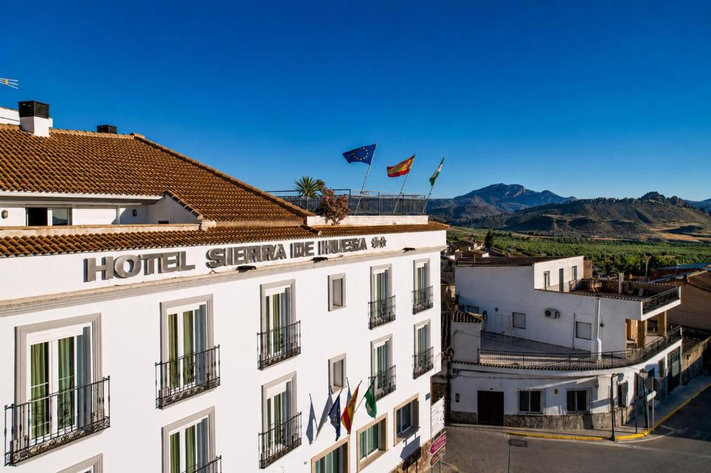 a view of the hotel stanislacion die union at Hotel Sierra de Huesa in Huesa