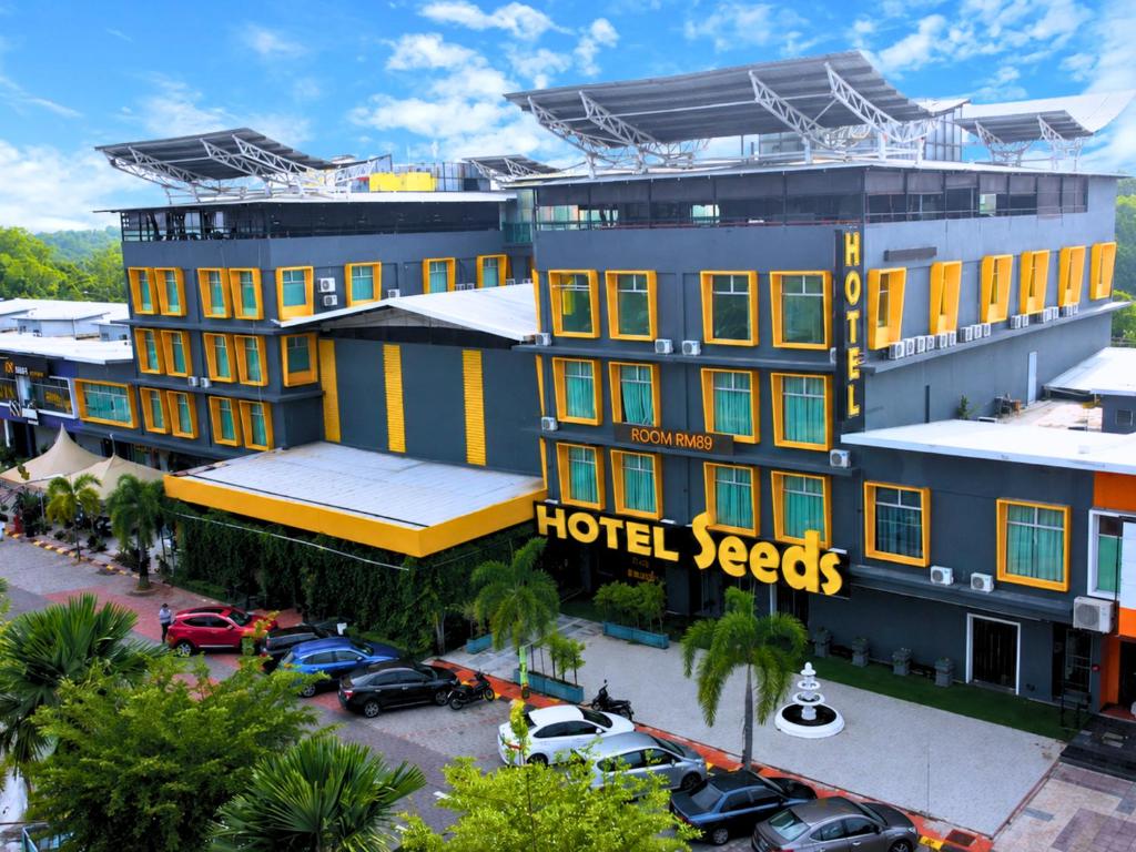 an overhead view of a hotel resorts at Seeds Hotel Kuala Selangor in Kuala Selangor