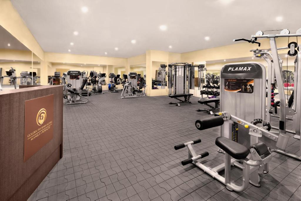 Fitness centrum a/nebo fitness zařízení v ubytování Golden Phoenix Hotel - Manila