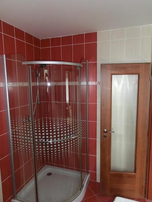 Kúpeľňa v ubytovaní Vila Evička