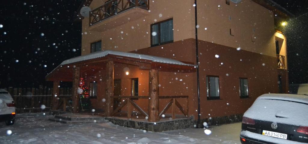 Bilovoddya Hotel v zimě