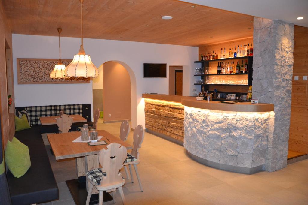 Kuchyň nebo kuchyňský kout v ubytování Hotel Ortler