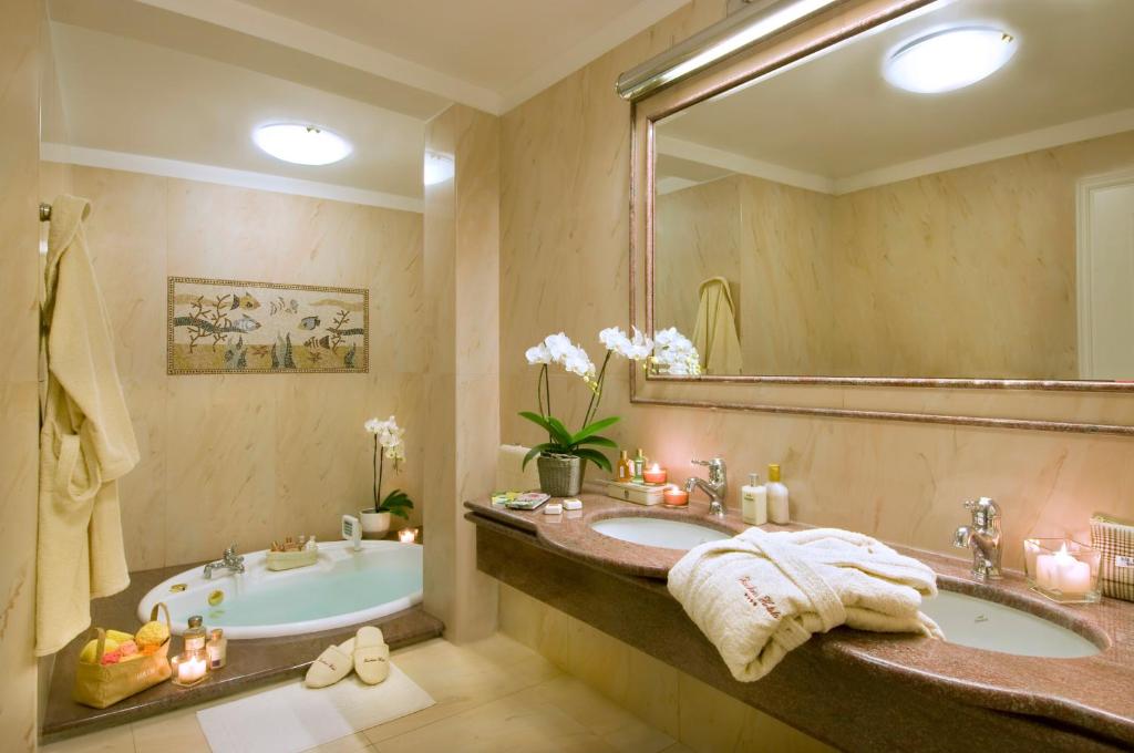 Koupelna v ubytování Hotel Splendid