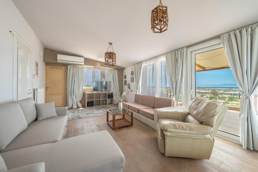Zona d'estar a Salty Caramel Loft