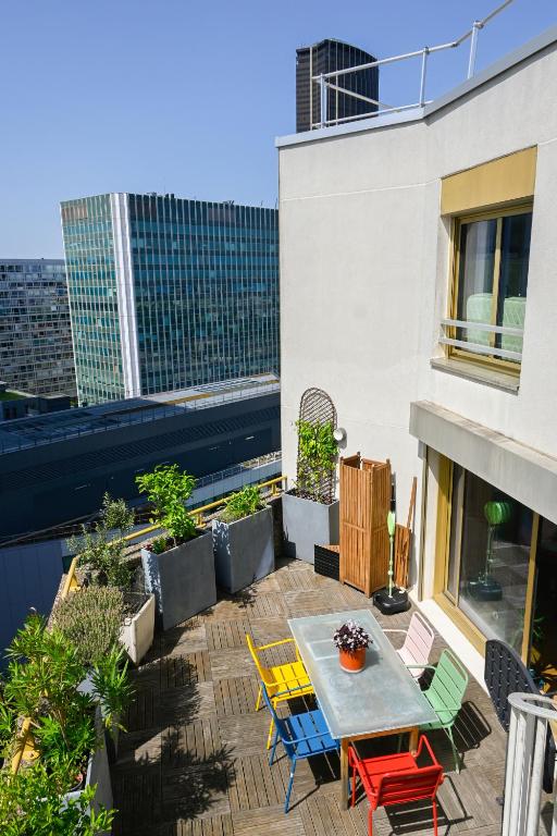 sur les toits de Paris