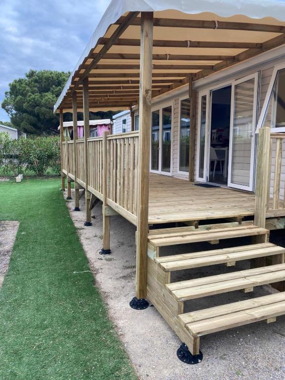 Mobilhome 3 chambres 8 pers
