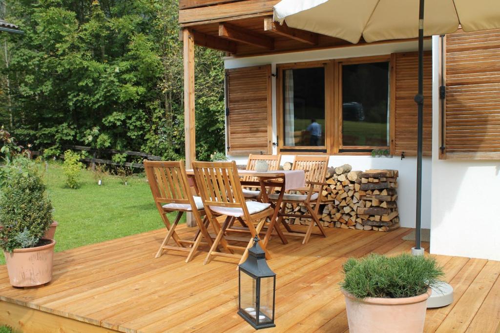 Vonkajšia záhrada v ubytovaní Chalet am wilden Kaiser