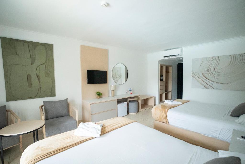 Playa Blanca Beach Resort - All Inclusive - Chambre Queen De Luxe Avec 2 Lits Queen-Size