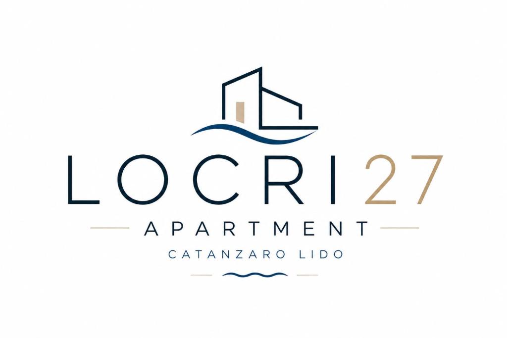 a logo for a apartment building with a door at Locri27 Apartment in Catanzaro Lido
