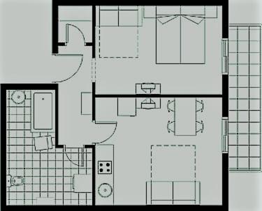 Půdorys ubytování Ferienwohnung Fürstenbrunn