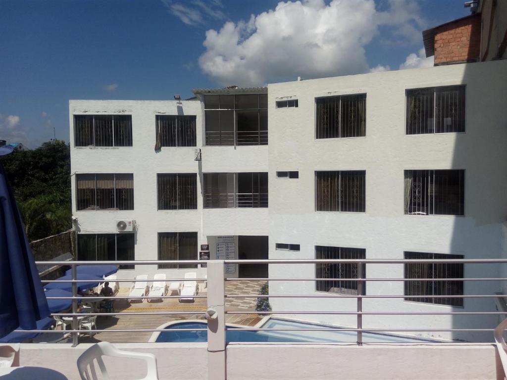 Balkón nebo terasa v ubytování Blue Star Hotel