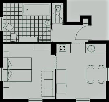 Půdorys ubytování Ferienwohnung Fürstenbrunn