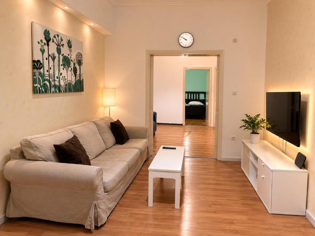 2 bedroom apartment 300 meters metro Aghios loanis