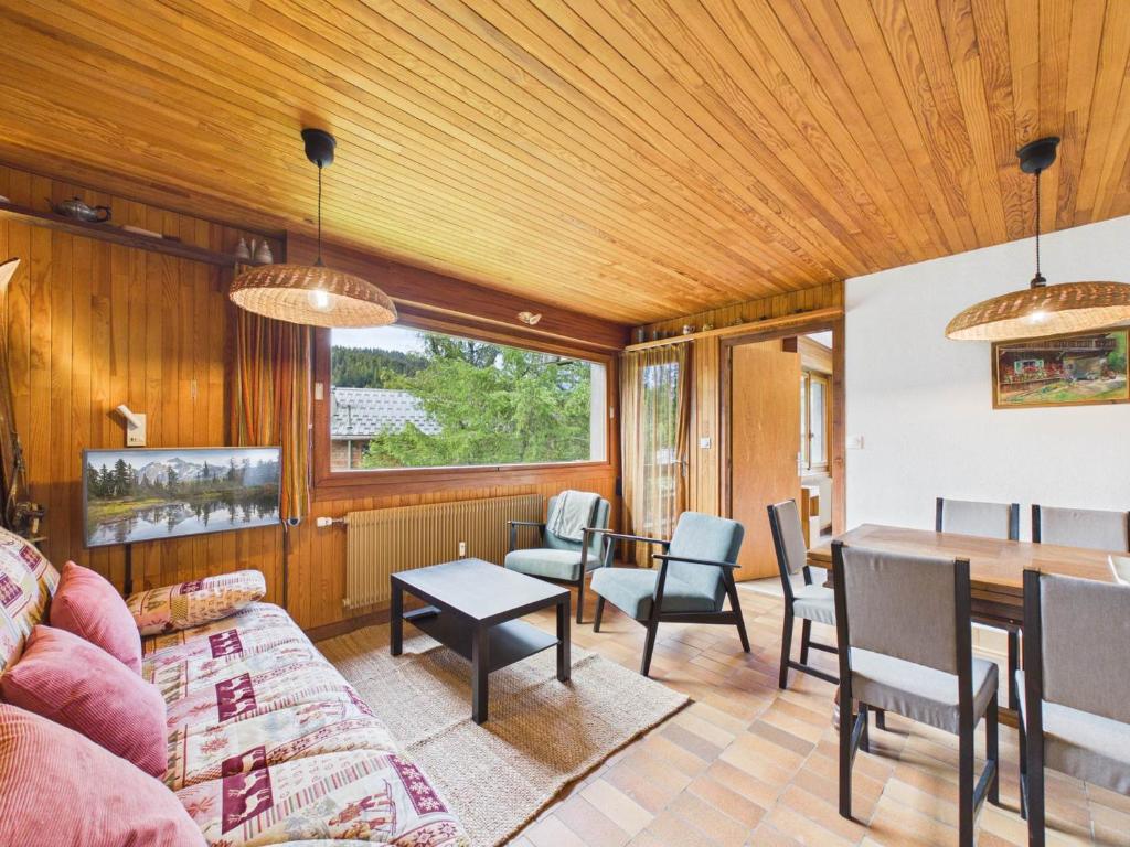 Location aux Gets : Appt 3* pour 6 pers, proche centre et pistes, WiFi, parking, casier à skis