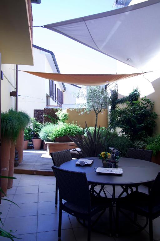 Patio lub wspólna przestrzeń na świeżym powietrzu w obiekcie B&B Guerrazzi