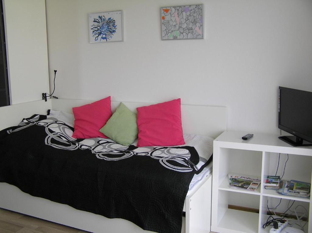 Postel nebo postele na pokoji v ubytování Apartment Třeboň