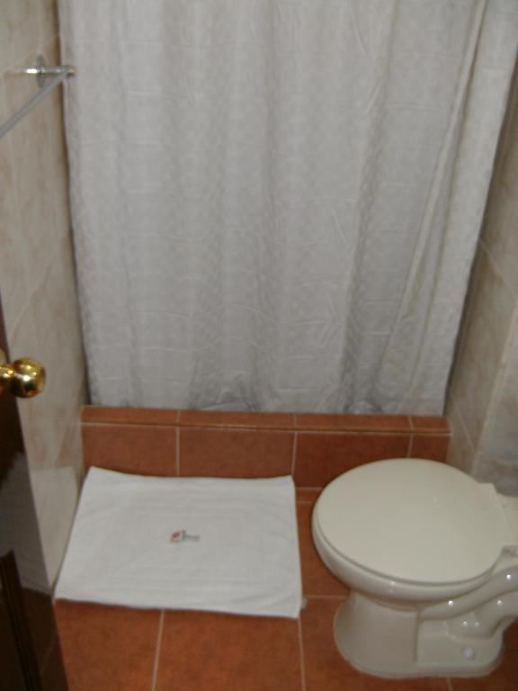 Koupelna v ubytování Hostal Fevilamir