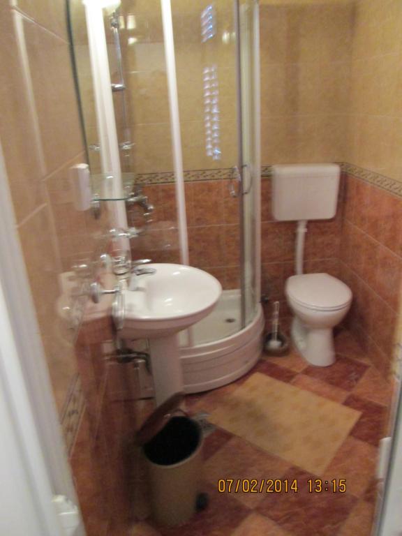 Koupelna v ubytování Guest House Ivo Jovanovic