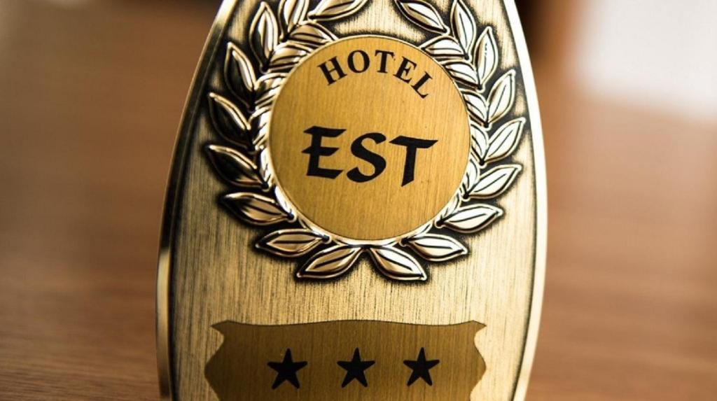Certifikát, hodnocení, plakát nebo jiný dokument vystavený v ubytování Hotel Est