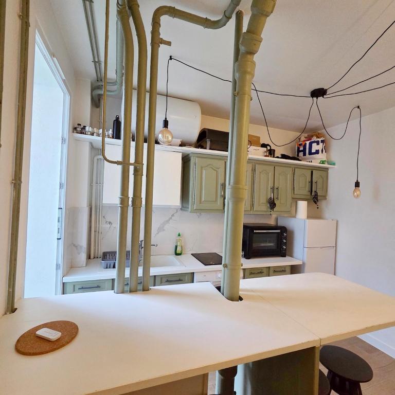 Loft with Private Terrace Canal St-Martin 4P