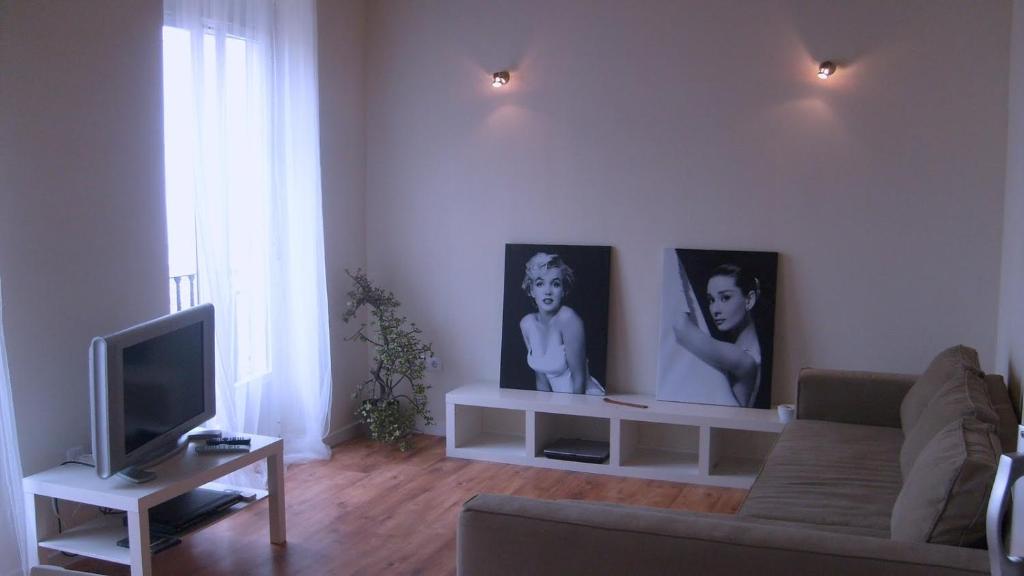 TV a/nebo společenská místnost v ubytování Calatrava