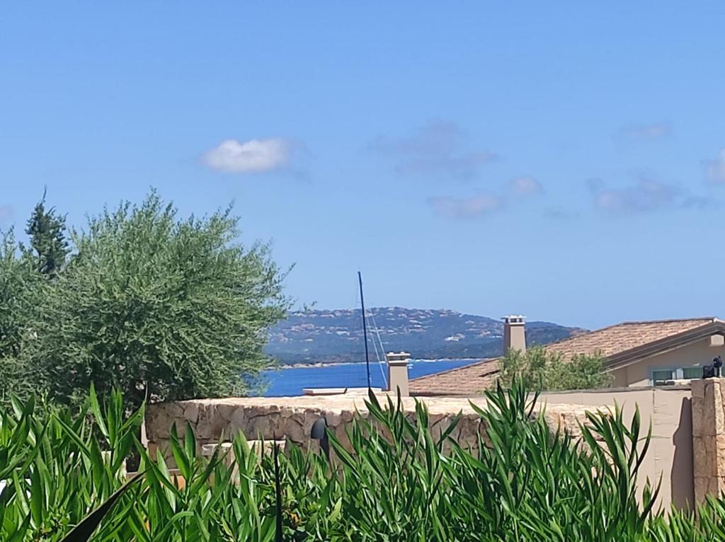 a house with a view of the water at Sardinia Re - Grecale 25 in Porto Rotondo