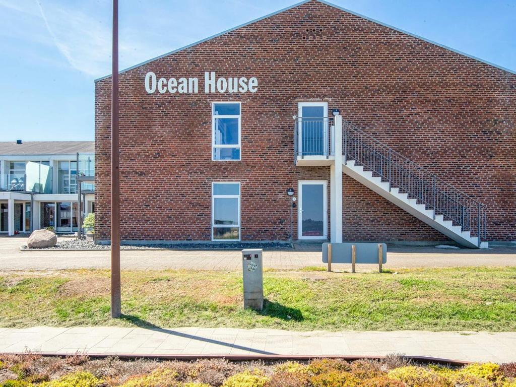 a brick building with an ocean house written on it at 5 star holiday home in Ringkøbing in Ringkøbing