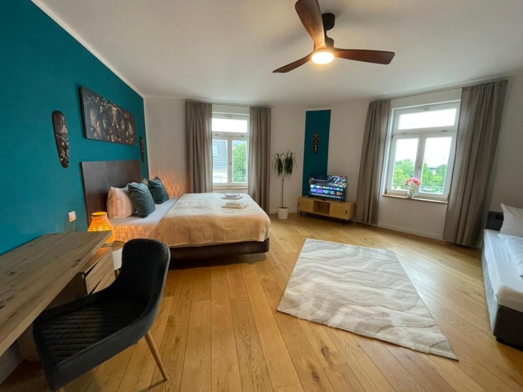 Apartments an der Arena Leipzig - Tek Yatak Odalı Daire