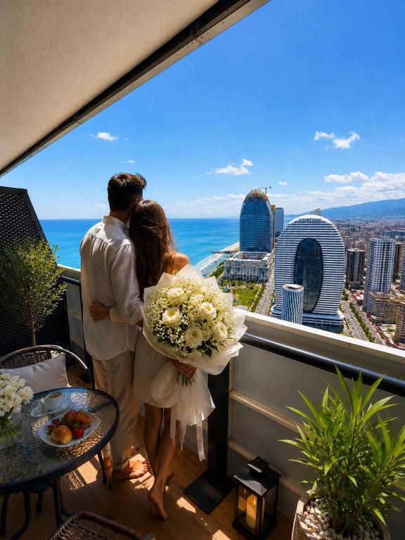 Paradise Seaside Resort Sea View Apartments در باتومی