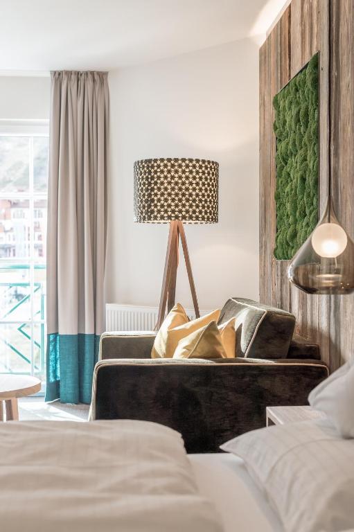 Postel nebo postele na pokoji v ubytování Superior Hotel Edelweiss