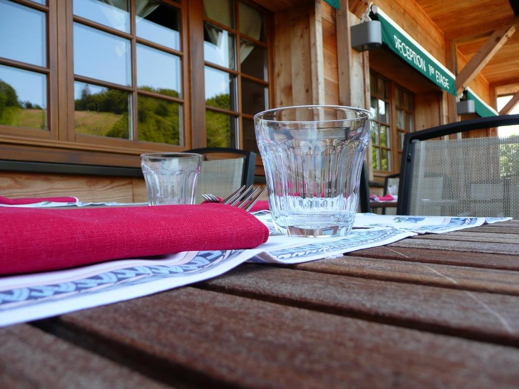 Nápoje v ubytování Chalet Hotel Le Collet