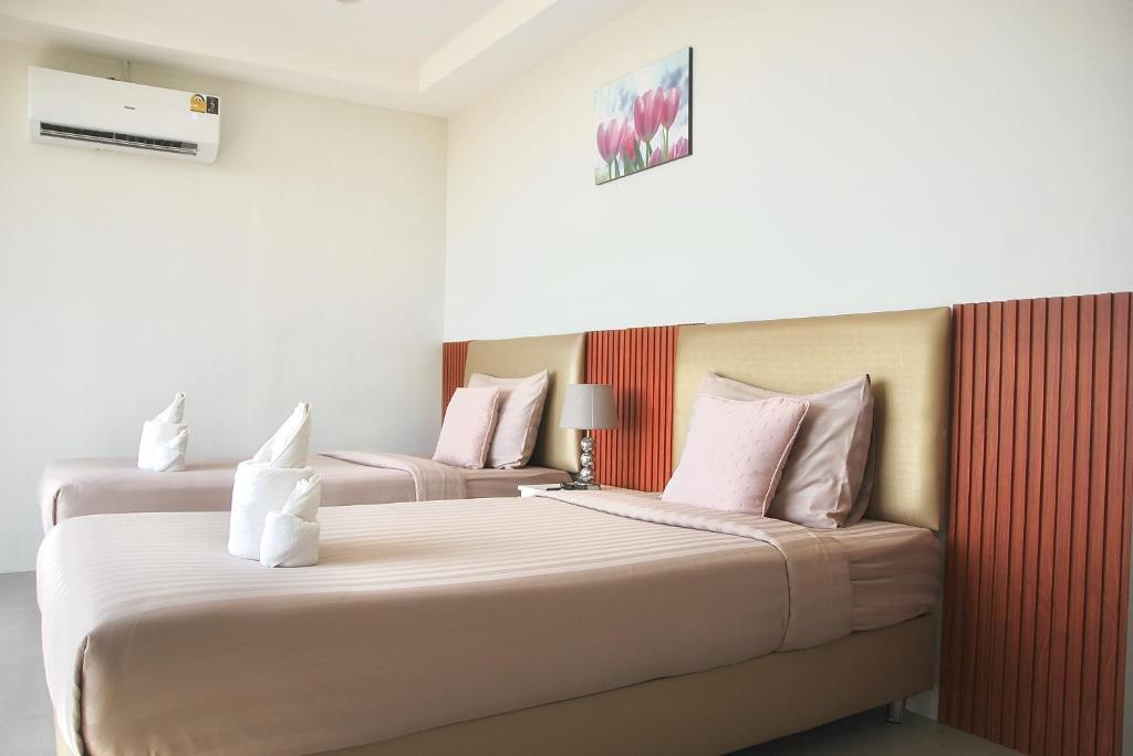 Dawee Resort ดาวีรีสอร์ท - Standaard Tweepersoonskamer Met 2 Aparte Bedden