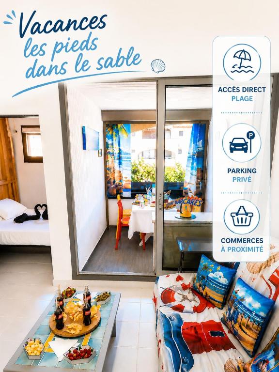 Le Petit Coquillage - Beach Access- Private parking