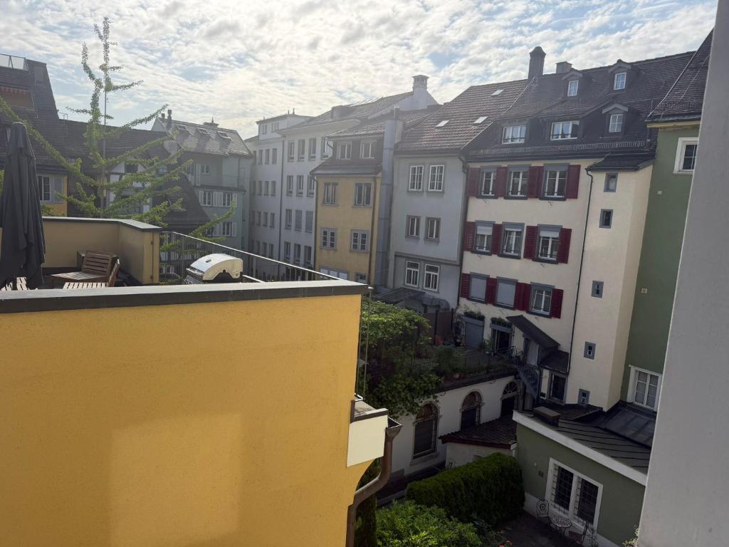 a view from the roof of a building at City Center big Appartement in St. Gallen
