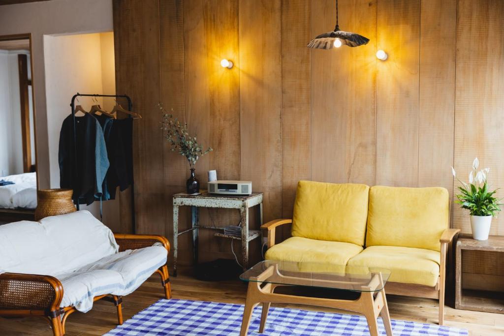 Et opholdsområde på mitaya micro hotel