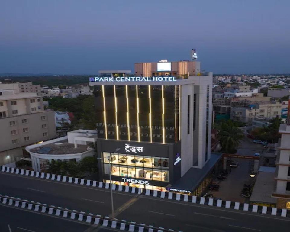 a rendering of a parking central hotel in a city at Park Central Hotel in Ahmadnagar