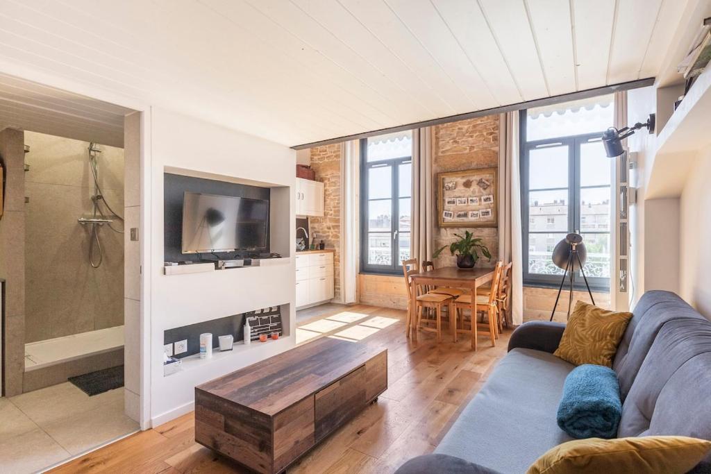 Le Canut Lyonnais - Loft classé 3 étoiles avec mezzanine