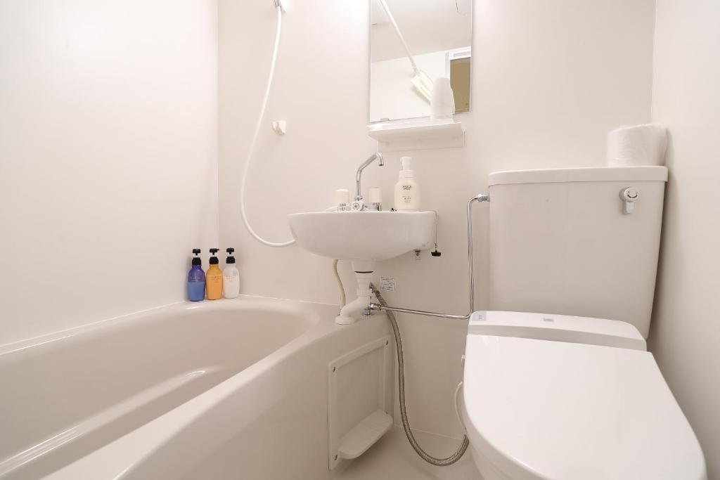 Koupelna v ubytování Osaka Teikoku Hotel