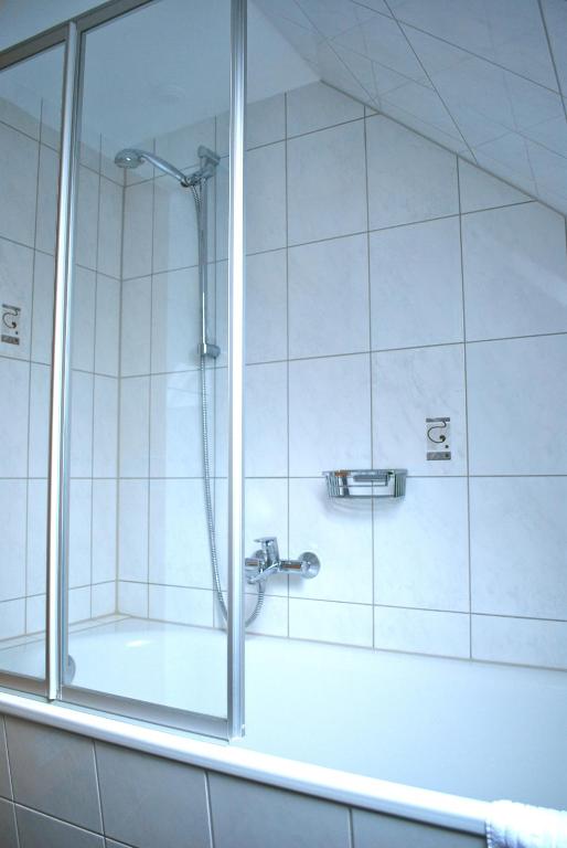 Koupelna v ubytování Hotel Dietrichsdorfer Hof