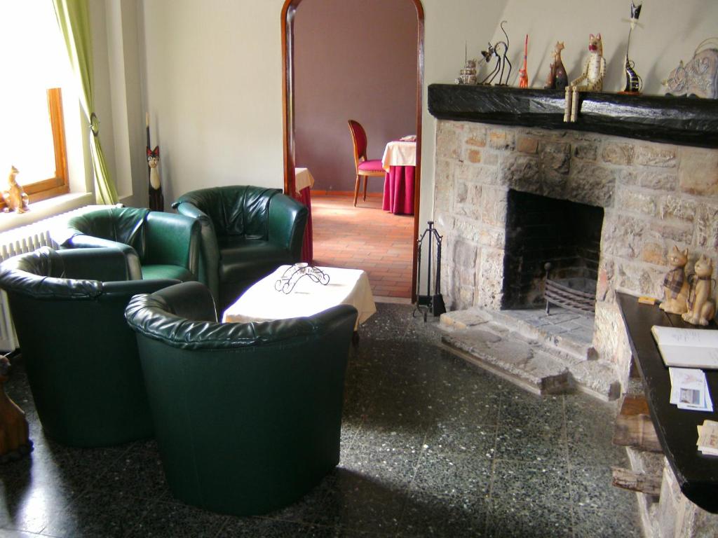 Posezení v ubytování B&B Le Petit Normand