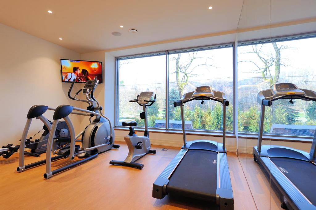 Fitness centrum a/nebo fitness zařízení v ubytování Hotel Olympic Spa & Wellness