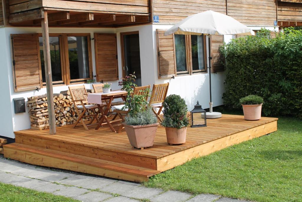 Vonkajšia záhrada v ubytovaní Chalet am wilden Kaiser