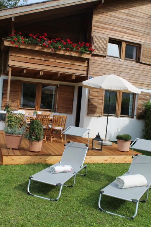 Vonkajšia záhrada v ubytovaní Chalet am wilden Kaiser