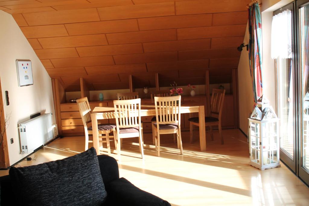 Posezení v ubytování Ferienwohnung Sonnengruss