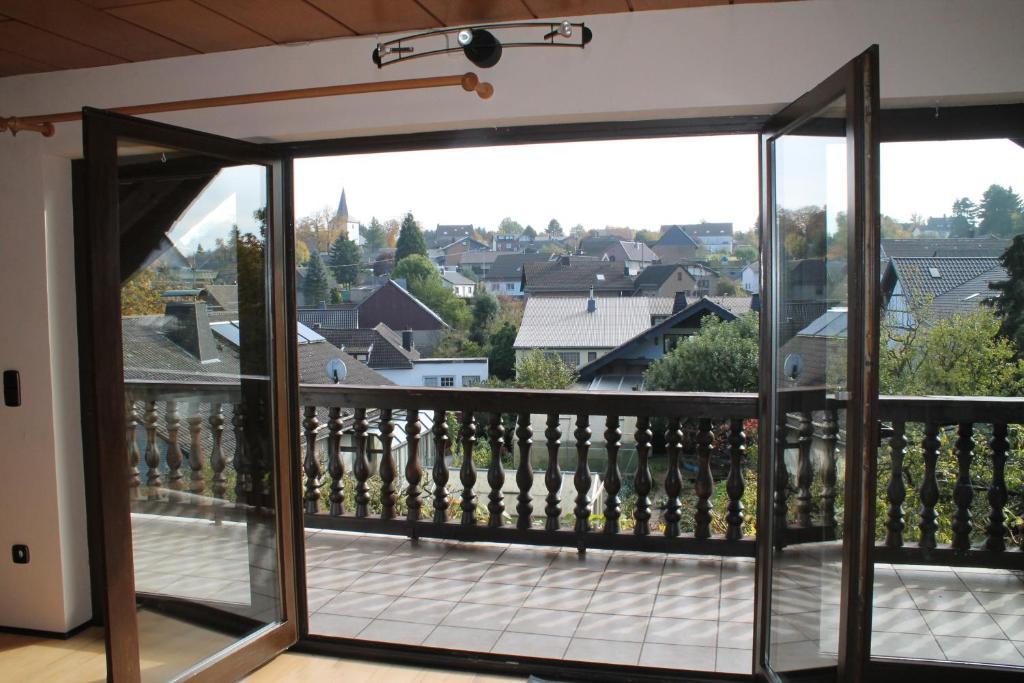 Balkón nebo terasa v ubytování Ferienwohnung Sonnengruss