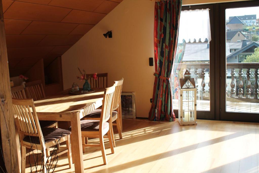 Balkón nebo terasa v ubytování Ferienwohnung Sonnengruss